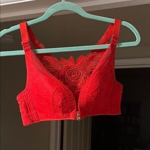 Red Lace Bralette